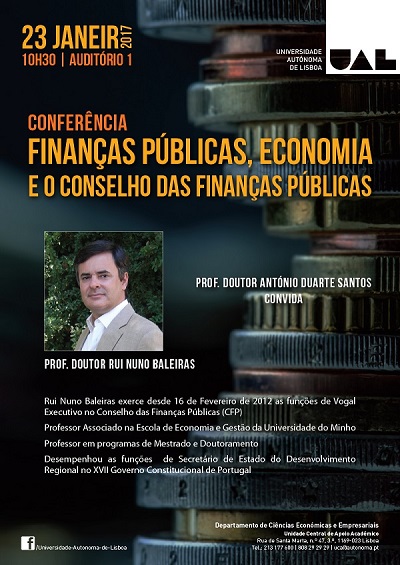 Conferência “Finanças Públicas, Economia e o CFP